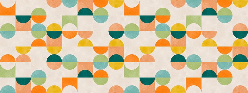 Geometrische harmonie 4 van Vitor Costa
