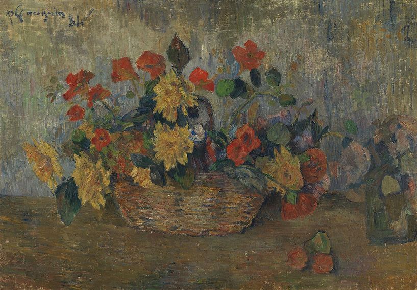 Flowers still life, Paul Gauguin - 1884 by Het Archief