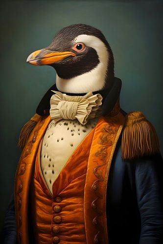 Schickes Pinguin-Porträt