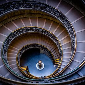 Spiral Splendor: Vatican's Ornate Stairs by Alexander Mol