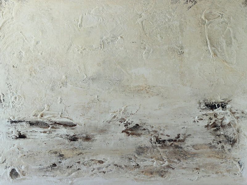 Ort der Stille - Abstrakte Komposition 10.023023 von Petra Lorch