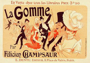 Jules Chéret - La Gomme (1900) sur Peter Balan