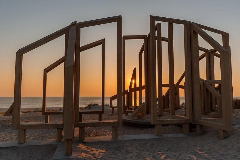 Sunset @ Maasvlakte van RH Fotografie