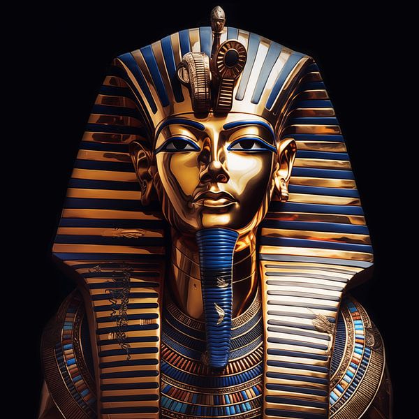 Masque d'or de Toutankhamon par TheXclusive Art