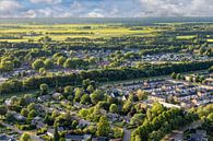 Coevorden, luchtfoto vanuit  een heteluchtballon van Gert Hilbink thumbnail