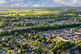 Coevorden, Luftaufnahme aus einem Heißluftballon