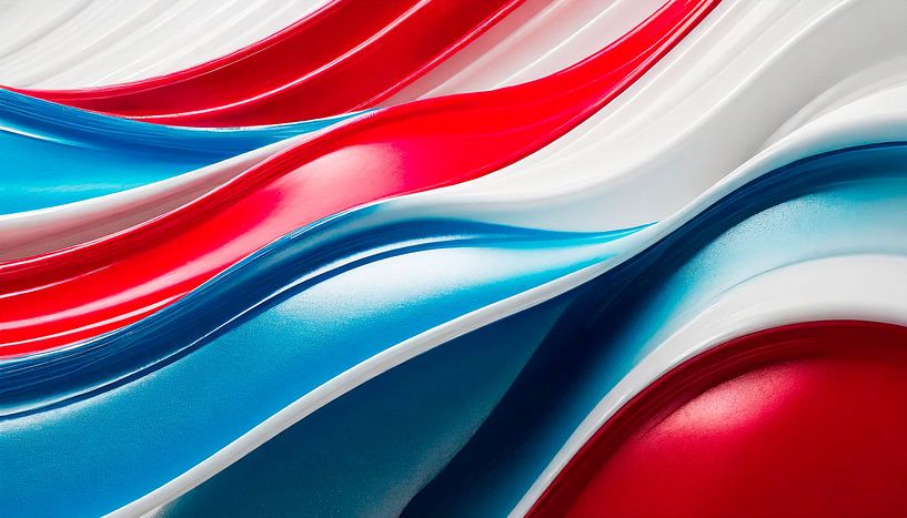 Blue, white and red colours by Mustafa Kurnaz