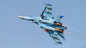 Sukhoi SU-27 van de Oekraïense luchtmacht. van Jaap van den Berg