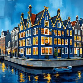 Canaux d'Amsterdam sur On Your Wall