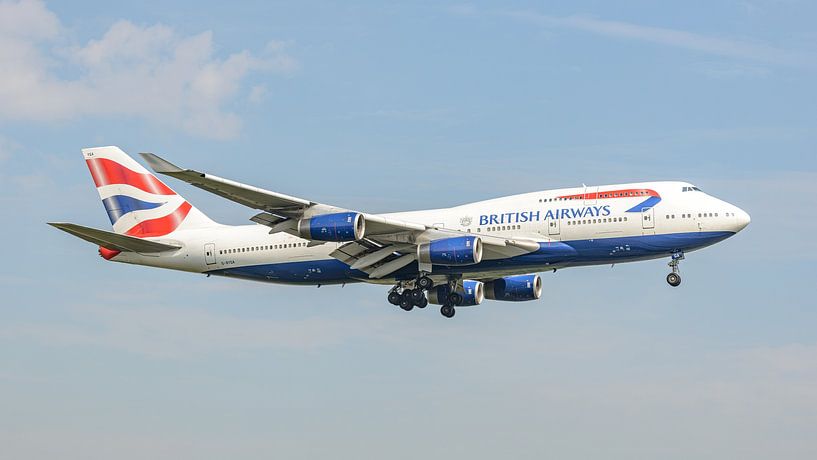Le Boeing 747-400 de British Airways. par Jaap van den Berg