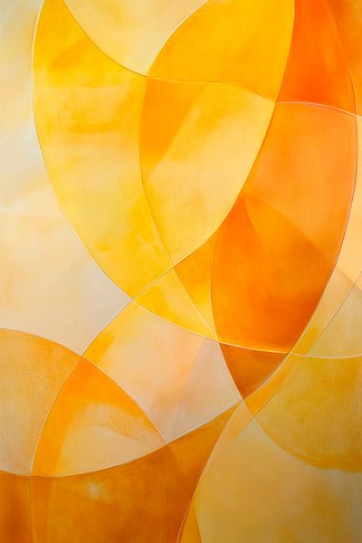 Bright yellow colour gradients by Poster Art Shop