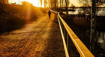 Sunset jogging by Brave Toaster Photos