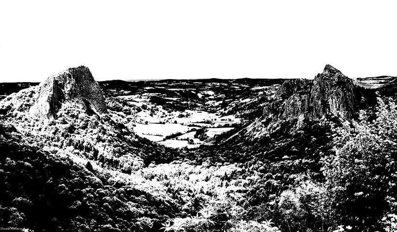 Auvergne Black &amp; White by Donald Willemsen