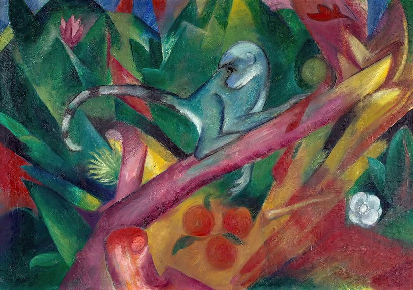 The Monkey (1912) by Franz Marc by Peter Balan