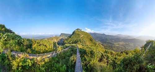 Panorama Bandipur Nepal.
