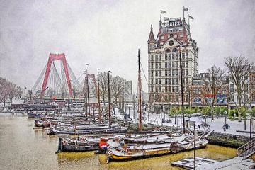 Winterbeeld Oude Haven