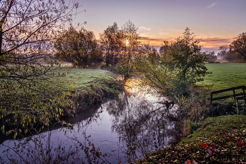 Lever de soleil sur la rivière Geul par Rob Boon