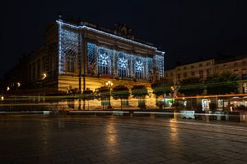 Het operagebouw van Montpellier van Werner Lerooy