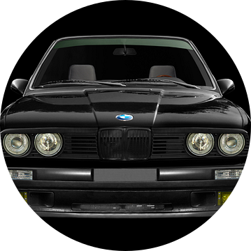 BMW 3 Reeks Type E30 in donker zwart van aRi F. Huber