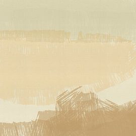 Moderne abstrakte Landschaft – Horizont Nr. 009 von Dina Dankers