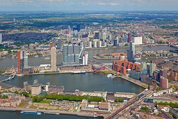 Aerial photo Rijnhaven Rotterdam by Anton de Zeeuw