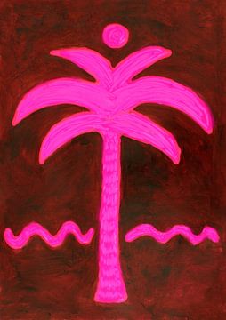 Neon Palm van Atelier Paint-Ing