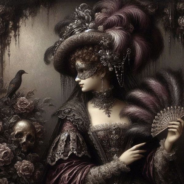 Venetian mask by Nicolette Vermeulen