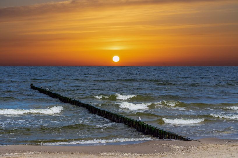 Sunrise on the Baltic Sea on Usedom by Animaflora PicsStock