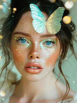 Glitter makeup by haroulita