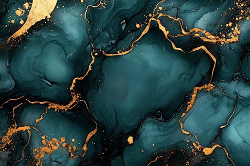 Luxe marmer met gouden accenten