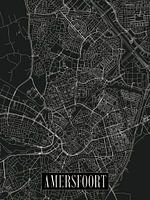City map Amersfoort - City - Dark variant - Map