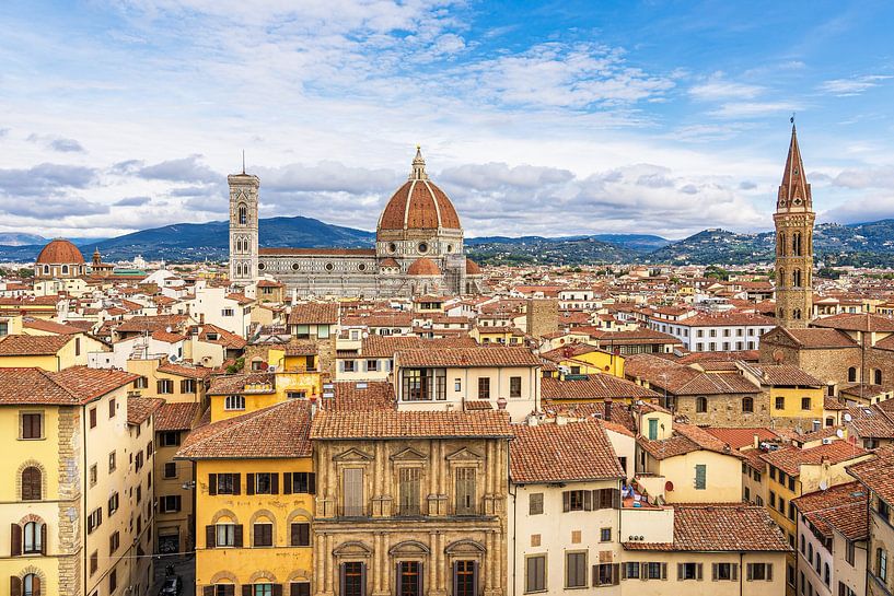 Blick über die Altstadt von Florenz in Italien von Rico Ködder