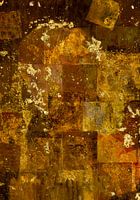 Modern Abstract Gouden Compositie twee Sander Veen