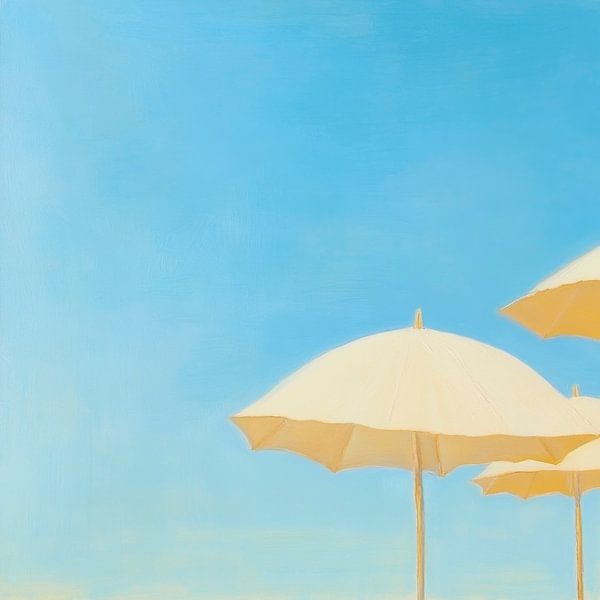 Summer tranquillity on the beach by Poster Art Shop