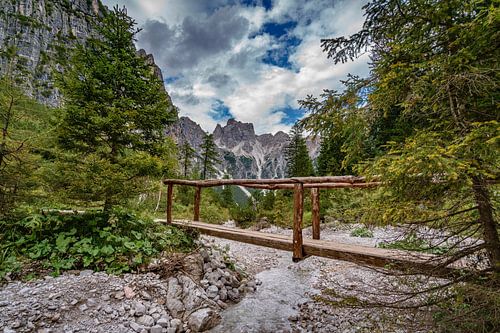 Landschap Dolomieten Rifugio Selvata