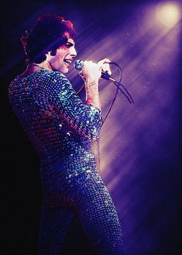 Supersterren van Freddie Mercury Live in Rock van Gunawan RB