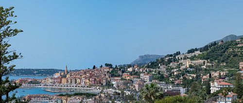 Panorama over Menton