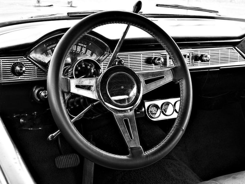 Amerikanischer Oldtimer Bel Air 1956 Lenkrad von Beate Gube
