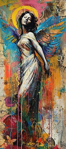 Strahlende Engelsaura | Urban Angel Art