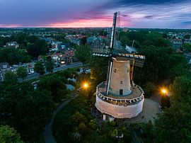 Pete's Mill bei Sonnenuntergang von Wietse de Graaf