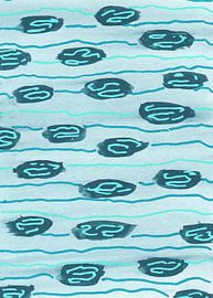 Abstract Blue Water Ripples by Lori Ann Folz