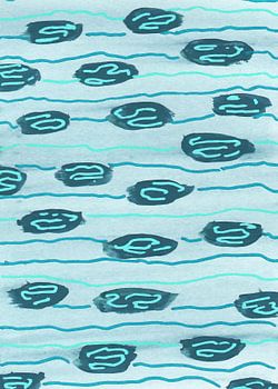 Abstract Blue Water Ripples