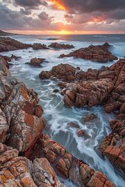 Abendgold über dem Meer