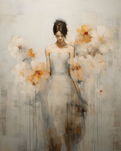 Portret met een zachte, poëtische uitstraling