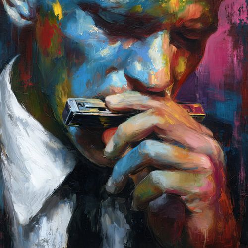 Abstracte mondharmonica