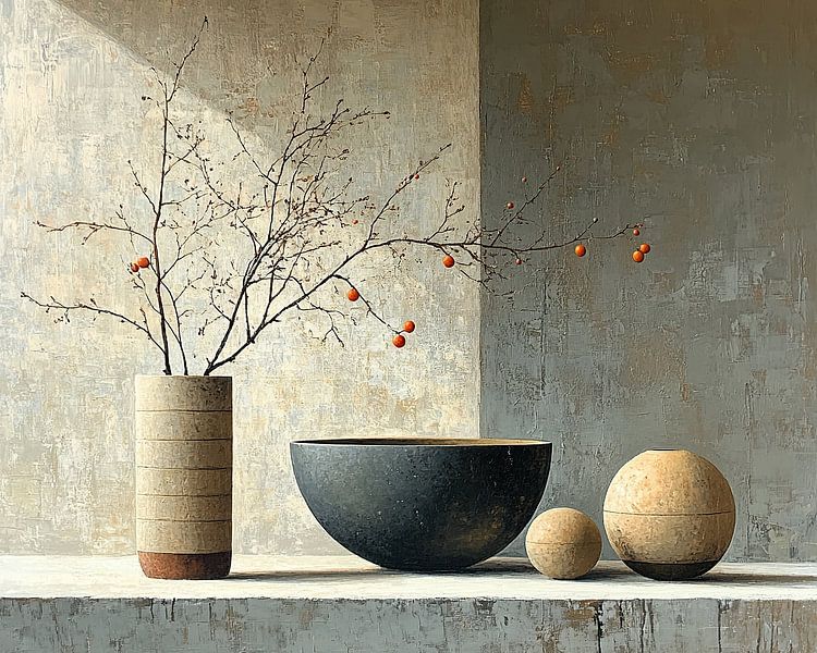Autumn Still Life Earth tones by Art Whims