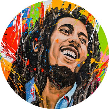Bob Marley van Happy Paintings