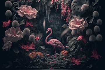 Flamingo exotisch van Bert Nijholt
