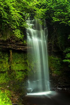 Long exposed beautiful waterfall in Ireland 2 by Boy  Driessen