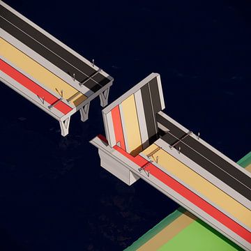 Brug Roggebot van Pat Carbin